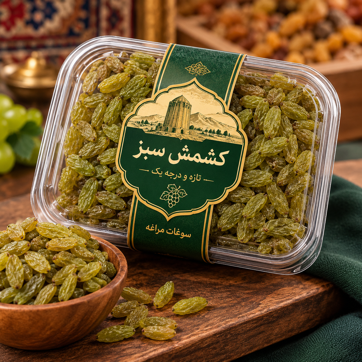 کشمش سبز قلمی(عسگری)